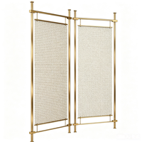 Paravent en maille décorative en acier inoxydable, écran de séparation en métal tissé, maille décorative