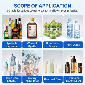 <span class=keywords><strong>Machine</strong></span> de lavage et de nettoyage automatique à 10 têtes en acier inoxydable à ions négatifs pour bouteilles cosmétiques, alimentaires, en verre et en PP - Product Image 3