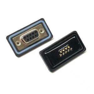 ขั้วต่อกันน้ำ D-SUB 9 พิน ตัวเมีย คุณภาพสูง แบบเชื่อมต่อชนิดบัดกรี IP67 สำหรับติดตั้งบนแผง - Product Image 1