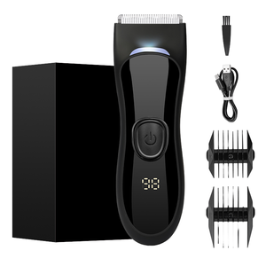 Recortadora Corporal Eléctrica OEM ODM para Hombre, Impermeable, con Cuchilla de Cerámica, para Afeitar la Barba, la Cara y la Zona Íntima, Directo de Fábrica, Estilo Francés - Product Image 1