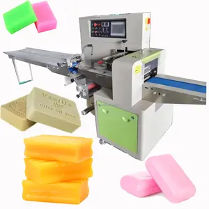 Low Cost Flow Packaging Wrapping Small Pack Popsicle Ice Cream Lolly Soap Horizontal Packing Machine