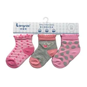 2021 Wholesale Cotton Sweet Cute baby girl socks custom Baby socks rubber soles