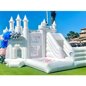 Princesa inflable trampolín tobogán piscina Moonwalk Luna boda blanco rebote casa salto <span class=keywords><strong>Castillo</strong></span> para niños gorila inflable - Product Image 1