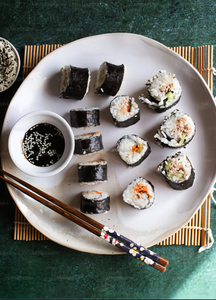 Produits de <span class=keywords><strong>sushi</strong></span> en gros, feuilles de nori de haute qualité pour <span class=keywords><strong>sushi</strong></span> et onigiri, fabrication OEM disponible, tous les grades acceptés, 100 feuilles. - Product Image 5