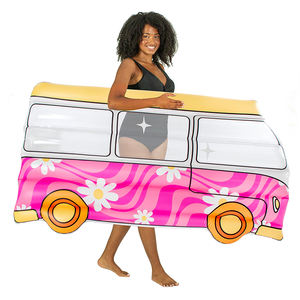 Flotador Inflable <span class=keywords><strong>de</strong></span> PVC Resistente para <span class=keywords><strong>Piscina</strong></span>, Diseño Retro <span class=keywords><strong>de</strong></span> Camioneta, Colchón <span class=keywords><strong>de</strong></span> Aire Duradero, Balsa Inflable, Tapete Flotante para Niños y Adultos - Product Image 1
