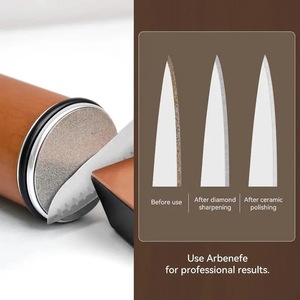 Nuovo <span class=keywords><strong>Set</strong></span> Affilacoltelli Manuale da Cucina Staccabile con Rullo Diamantato, Kit per Affilare <span class=keywords><strong>Coltelli</strong></span> Magnetici - Product Image 2