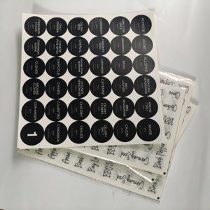 Etiquetas Adhesivas de Vinilo Personalizadas, Resistentes al Agua y al Aceite, para Frascos de Especias de Cocina - Product Image 5