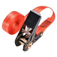 Sangle d'arrimage à cliquet Stealth antirouille certifiée TUV GS 800 kg LC noir mat 25 mm pour stand d'observation de la chasse
