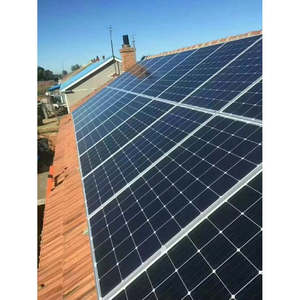 Panneaux solaires HJT monocristallins personnalisés de haute qualité, matériau en silicium monocristallin, puissance maximale de 545W-565W - Product Image 1