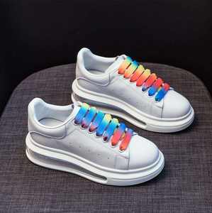 Luxury Designer Casual <b>Shoe</b> Platform <b>White</b> Sneaker Women <b>Men</b> Leisure Walking <b>Shoes</b> Anti-Slip Comfort Closed Toe Spring Winter - Product Image 4