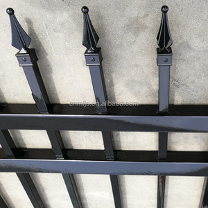 Aluminum Security <strong>Metal</strong> <strong>Fence</strong> <strong>Garden</strong> <strong>Panels</strong> Aluminum Alloy Courtyard <strong>Fence</strong> <strong>Panels</strong> Black - Product Image 3