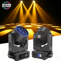 Projecteur LED mobile 7x40W RGBW Bee Eye Zoom avec contrôle DMX RDM, lumière de lavage LED pour discothèque, événement, scène