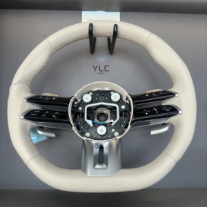 Volante Deportivo de Carreras de Fibra de Carbono de Alta Calidad YLC para <span class=keywords><strong>Mercedes</strong></span>-Benz C <span class=keywords><strong>E</strong></span> S CLA GLA GLC GLE GLS W205 W213 W222 Cuero - Product Image 1