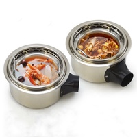 Cuisinière à induction électrique ronde commerciale 800W Shabu Shabu marmite de table chinoise pour restaurants et hôtels