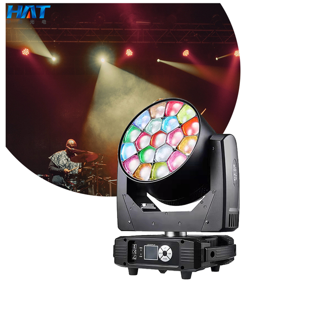 HAT 19x15w Bee Eye Wash Zoom Led Moving Head Light 19x20 Moving Head Led Wash Moving Head