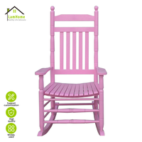 Chaise Adirondack à bascule en bois de sapin au design moderne, très vendue, mobilier abordable pour la détente dans le salon