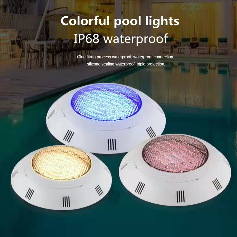 IP68 Waterproof Hotel Use Submersible Underwater LED Pool Lights with Remote Control