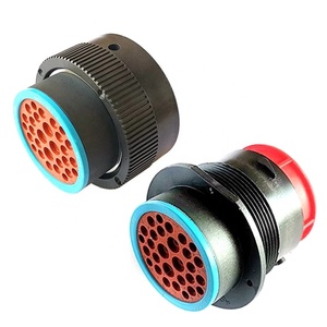 Enchufe macho y hembra de 29 Pines, conector Original de EE. UU. TE Deutsch, serie <span class=keywords><strong>HDP</strong></span>, HDP26-24-29SE, HDP24-24-29PE - Product Image 1