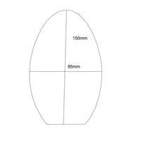 Boîte en fer blanc personnalisée en forme d'œuf de qualité alimentaire, boîte cadeau pour bonbons et biscuits de Pâques pour l'emballage de snacks