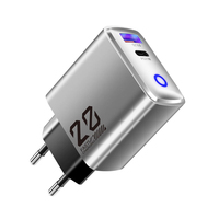 Cargador de Pared USB Tipo C de 20W con Carga Rápida PD y QC3.0, Protección OTP, para Teléfonos Móviles y Laptops