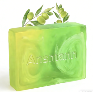 Savon solide artisanal ovale à la glycérine, blanchissant et parfumé à la citronnelle, couleur <span class=keywords><strong>verte</strong></span>, ingrédients naturels à base de plantes, format barre - Product Image 6