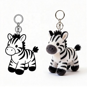 BESPORTBLE Peluche De Cebra Realista – Suave Y Resistente, Decoración Y Regalo De Cumpleaños (22 Cm)