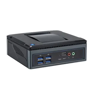 מחשב מאוורר שולחני mini pc tc nuc מיני ddr3 ליבה i5 i7 2 * HD-MI vga תצוגה משולשת הלהקה כפול Wii wi-11 לינוקס מחשב PC מיני