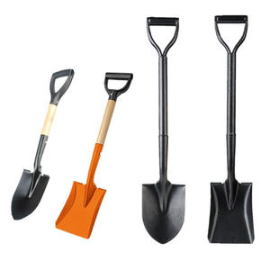 Venta caliente Mini pala de jardín de acero pequeña herramienta agrícola con mango - Product Image 6