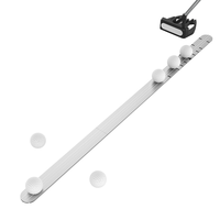 Règle de golf portable et durable en alliage d'aluminium pour l'entraînement au swing, avec aligneur de putter amélioré – Fourniture directe usine