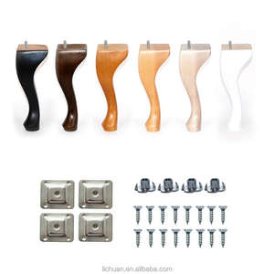 Vendita calda retrò mobili regine Ann gambe personalizzabili in <span class=keywords><strong>legno</strong></span> e gambe Lron Queen Ann mobili mobili mobili gambe in <span class=keywords><strong>legno</strong></span> per divano sedie - Product Image 3
