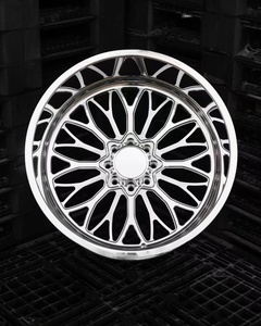 Cerchi in Lega Forgiati KYKY Personalizzati da 20, 22, 24, 26, 28, 30 Pollici con Coprimozzi Flottanti 8x170 8x180 8x6.5 Lucidati per Camion RAM 2500 3500 - Product Image 1