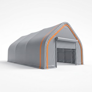 Structure en acier galvanisé pour bâtiment en tissu ignifuge B1, certifiée NFP92-507, avec test <span class=keywords><strong>M2</strong></span>, pour abri de stockage et structure PVC, <span class=keywords><strong>prix</strong></span> direct - Product Image 1