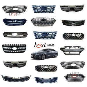 Rejilla de radiador de piezas de carrocería de automóvil adecuada para Hyundai Kia <span class=keywords><strong>parrilla</strong></span> delantera de coche coreana cromada - Product Image 4