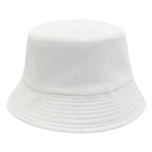 100% Corduroy Bucket Hat Aceitar logotipo personalizado 2024 Produtos