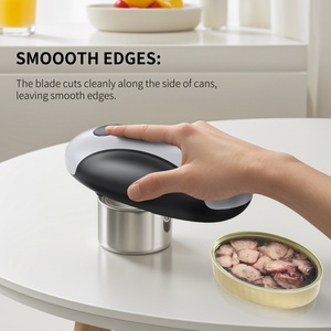 Ouvre-boîte électrique multifonction rechargeable à une touche avec retrait automatique du couvercle magnétique - Product Image 4