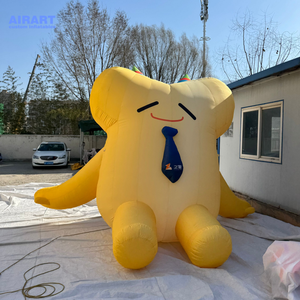 <span class=keywords><strong>Ballon</strong></span> de mascotte de personnage d'étoile de dessin animé gonflable d'activité de fête pour le centre commercial carré annonçant la décoration - Product Image 6