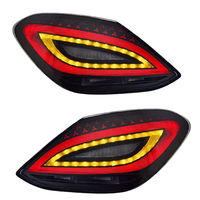 Pour Mercedes-Benz W205 C180 C200 C300 2015-2021 : Ensemble de feux arrière LED séquentiels au design « Demon Evil Eye » pour la mise à niveau esthétique (accessoires)