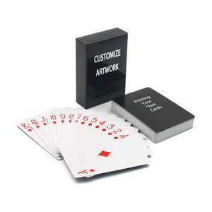 Thẻ chơi lõi đen cao cấp cho quà tặng sang trọng sàn Logo tùy chỉnh lý tưởng cho các nhà sưu tập & Trò chơi gia đình - Product Image 1