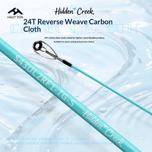 하오둔 카본 소프트 코르크 플라이 로드 1.68m 울트라 소프트 마이크로 루어로드 & 1.3m 베이트캐스팅 로드 78g 2 개 - Product Image 3