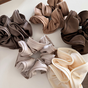Accesorios para el Cabello Elásticos Personalizados, Lazos para el Cabello de Satén Dulces para Fiestas, Lazos para el Cabello con Flores, Lazos de Goma de Algodón con Encaje para Niños - Product Image 1
