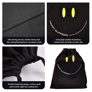 Tái Chế Hữu Cơ Muslin Vải Vải Dây Kéo Túi Bụi Với Logo Khuyến Mãi Vải Bông Dây Kéo Túi - Product Image 5