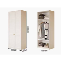 Armoire de style américain pour vêtements, armoire en métal rétro industrielle pour auberge, hôtel, maison