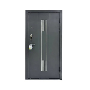 Porte en acier antivol SFR 041, porte commerciale insonorisée à ouverture manuelle plate, porte complète en tôle d'acier laminée à froid - Product Image 5