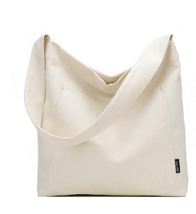 Sac à main en toile grande capacité pour femme, couleur unie simple, sac à bandoulière tendance, ouverture zippée, sac de shopping personnalisable avec logo - Product Image 2