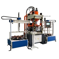 Presse hydraulique servo à quatre colonnes de 300 tonnes, ligne automatique JLH4C-300TS, garantie 4 ans pour le moulage de pièces commémoratives et de médailles