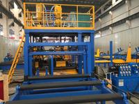 Ligne de production automatique de poutres en H horizontales avec assemblage SAW et ensemble complet de soudage à double fil inversé