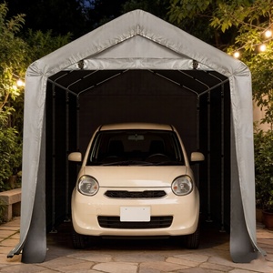 Abri de <span class=keywords><strong>voiture</strong></span> extérieur coupe-vent et imperméable GS143014, auvent simple pour parking, tente de <span class=keywords><strong>garage</strong></span> extérieure - Product Image 4