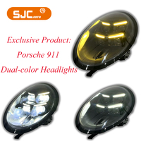Phares LED SJC Auto les plus vendus pour Porsche 911, style 2025 fumé, pour modèles 2013-2018, pour distributeurs