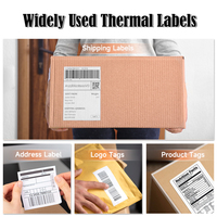 E40plus Imprimante d'étiquettes thermiques de bureau portable Étiquette d'expédition de bureau et fabricant de codes à barres avec logo en stock