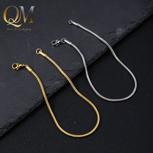 <span class=keywords><strong>Bracciale</strong></span> Trendy in Acciaio Inossidabile con Catena a Serpente, Gioielli Casual Minimalisti per Uomo e <span class=keywords><strong>Donna</strong></span>, Vendita all'Ingrosso - Product Image 3